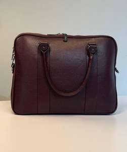 Sac pour ordinateur portable en cuir durable pour hommes OEM Logo personnalisé Vente en gros Porte-documents Voyage d'affaires Messenger LPG-0359 fourre-tout à bandoulière - Product Image 1