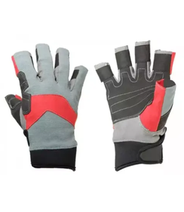 Vente en gros de bateaux à moteur Gants de voile en cuir PU Gants de pêche résistants à l'eau Gants de voile d'été 2024 - Product Image 2