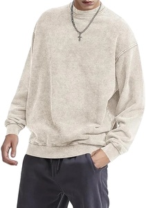 Sweat-shirt streetwear de qualité supérieure, épais, délavé à l'acide, 100% coton, été, soldes, nouvelle arrivée, homme, MADE BY HS - Product Image 2