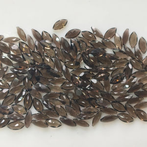 ควอตซ์สโมคกี้ธรรมชาติ 8x4 มม. ทรงมาร์คีส์ คุณภาพดีที่สุด สำหรับทำเครื่องประดับ - Product Image 4