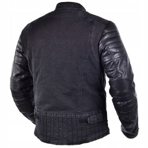 Veste en jean tendance pour homme, fabrication raffinée, lavée, veste en jean décontractée pour moto pour homme - Product Image 2
