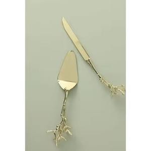 Trending <b>Cake</b> Server Set Premium Metal Dessert Serving Utensil <b>Wedding</b> Reception Partyware Kitchen Pastry <b>Cutter</b> - Product Image 3