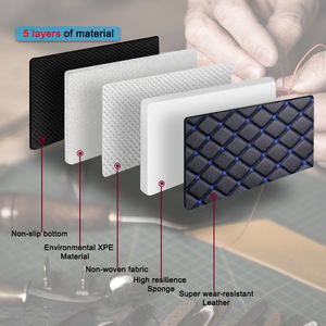 Tappetino auto per Toyota per RAV4 XA50 2019-presente con accessori interni antiscivolo prima fila 2 sedili nero blu - Product Image 3