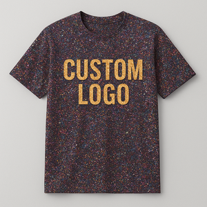 เสื้อยืดคอเต่าผู้ชายสไตล์วินเทจ ผ้าคอตตอน 100% ย้อมสีธรรมชาติ เป็นมิตรกับสิ่งแวดล้อม น้ำหนัก 180 กรัม แห้งเร็ว แฟชั่นสตรีทแวร์สุดฮิต รับผลิตแบบ OEM - Product Image 1