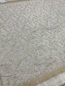 Tissu de broderie lourde soie tissus fantaisie kurti koti tissus fantaisie - Product Image 3