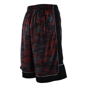 Short de basket-ball personnalisé en maille de polyester double couche coloré et respirant Options de taille disponibles - Product Image 6