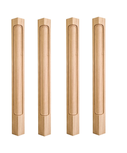 Gabinete de cocina de madera maciza de alta calidad, columna de poste de isla, patas de muebles resistentes para mesas, islas y gabinetes, patas de poste - Product Image 1