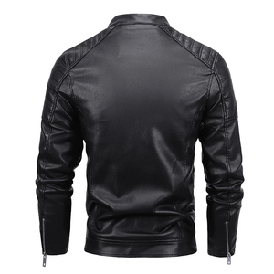 Chaqueta de cuero de calidad superior para hombre estilo con chaqueta de cuero Original 100% chaquetas de cuero suave para hombre - Product Image 6