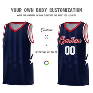 Ensemble de maillots de basket-ball pour hommes, uniforme réversible à séchage rapide avec impression par sublimation, kit respirant - Product Image 2