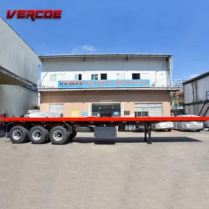 Heavy duty 20 ft container trailer for transport container and cargo