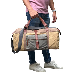 กระเป๋าใส่ไปยิมสุดหรูยูนิเซ็กซ์กระเป๋าผ้าใบขนาดใหญ่สำหรับผู้ชายและผู้หญิงกระเป๋าโลโก้สำหรับเดินทางออกกำลังกาย - Product Image 3