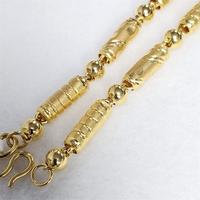 Collier en or jaune de 22 pouces, 6 mm, de haute qualité, directement de l'usine, unisexe, colliers ras du cou classiques, cadeau, 24K, 18K, 14K