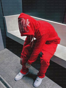 Sudaderas con capucha y logotipo personalizado, chándal de moda para hombres y mujeres, conjuntos de jogging holgados de gran tamaño ZSIIBO de alta calidad - Product Image 2