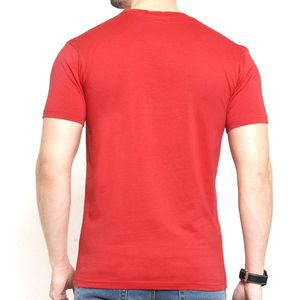 Camiseta ajustada Lisa para hombre 2025, ropa informal a precio al por mayor con patrón sólido de servicio OEM - Product Image 4