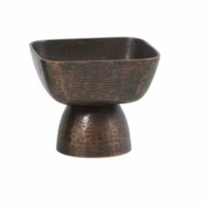 Bol en chocolat et caramel, vaisselle de cuisine, décoration d'intérieur, dernier bol de service tendance avec des poignées modernes et texturées - Product Image 1