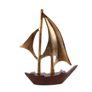 Adornos Metálicos de Lujo, Creativos, en Forma de Bola Dorada, Artículos de Mesa, Arte Minimalista, Estilo Europeo, Decoración para el Hogar y Hoteles - Product Image 1