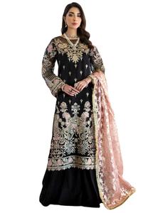 Costume en mousseline de soie Salwar Kameez, robe de Collection de luxe pour mariage, offre spéciale, 2023 - Product Image 6