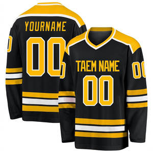 Proveedor de jerseys de hockey sobre hielo con tamaño personalizado ajustado MOQ bajo Detalles de tela de Envío Mundial Precio directo de fábrica y diseño personalizado - Product Image 5