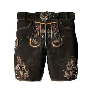 2025 Bavarian <b>Shorts</b> Customized Made Premium Quality Breathable Lederhosen Bavarian <b>Shorts</b> New Design Stylish - Product Image 1