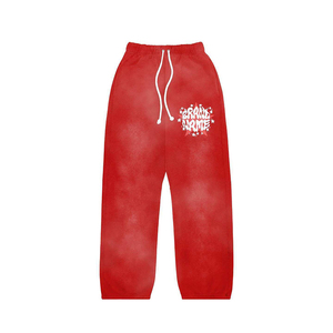 Chándal Deportivo Personalizado con Logotipo de Pedrería, Estilo Urbano, Invierno, Grueso, 400 Gsm, Algodón, Felpa Técnica, Lavado Ácido, Talla Grande, para Hombre - Product Image 6