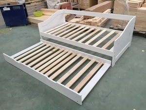 Wholesale Solid Wood Frame Queen king Size <strong>Bed</strong> Simple <strong>Double</strong> <strong>Bed</strong> Storage <strong>Beds</strong> Bedroom Set Furniture With Cabinet - Product Image 6