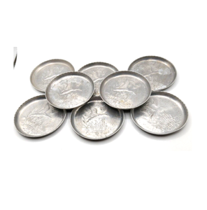 Posavasos de latón y aluminio de acero inoxidable para bebidas, utensilios de cocina y restaurantes, uso hecho a mano - Product Image 3