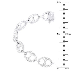 Bracelets et Bracelets fins VVS1 Bracelets de tennis en diamant Moissanite Vente chaude Pass Testeur de diamants Bracelet en diamant glacé - Product Image 6