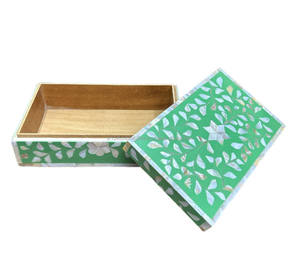 Cajas de joyería con incrustaciones de fregona de artesanías de alta calidad, incrustaciones elegantes para tus piezas preciosas - Product Image 2