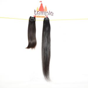 Paquete 100% Máquina de procesamiento de doble trama Ninguno Cabello de color natural indio Mujeres negras Venta al por mayor barata Trenzado de cabello humano - Product Image 4
