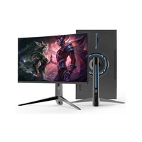 Moniteur de jeu incurvé 27, 32, 34 pouces avec écran IPS 1k 2K 4K, rétroéclairage DP, nouveau 165HZ, temps de réponse de 1 ms, 99% SRGB, garantie d'un an