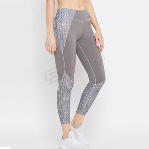 Leggings de yoga imprimés taille moyenne pour femmes avec poches latérales Pantalon d'entraînement pour le fitness et les sports de plein air - Product Image 3