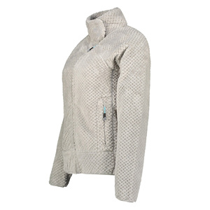 Soft Comfortable <b>Women</b> <b>Winter</b> Casualwear Fleece Jacket Stylish Lightweight Breathable Warm Stand Collar Jacket With Custom Logo - Product Image 3