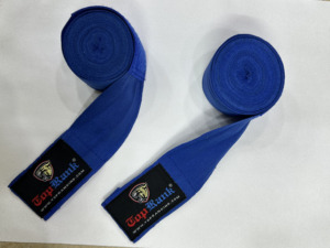 ผ้าพันมืออย่างรวดเร็วสีดำสำหรับพันมือมวยไทย MMA แบบมืออาชีพออกแบบได้ตามที่ต้องการ - Product Image 2