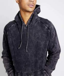 2024 Unisex Solid Autumn Vintage Stone Wash Distressed <b>Hoodies</b> High Quality Thick Fleece Cotton 400+ Gsm 50 Colors Printed - Product Image 2