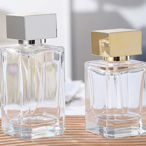 Flacon de parfum carré en verre cristal blanc haut de gamme, portable, avec bouchon à pression couronne, couleur personnalisée, pour échantillons cosmétiques - Product Image 6