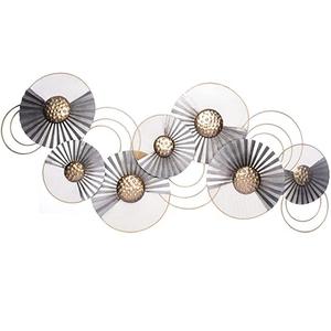 Propre Design plaques métalliques multi-cercles miroir Art mural maison décoration Sculpture Center Hall Art pour la maison bureau salon Hall - Product Image 2