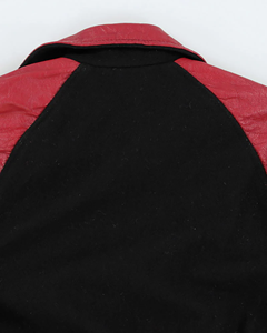 Chaqueta Bomber de Lona Premium para Hombre, Estilo Deportivo Vintage, Cuello Alto Chicago, Secado Rápido, Diseño Sólido - Product Image 5