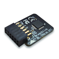 Module TPM MSI 12 broches Interface SPI Module plate-forme de confiance Puce TPM 2.0 Carte mère MSI Module Tpm 2.0 pour PC Mise à niveau vers Win11