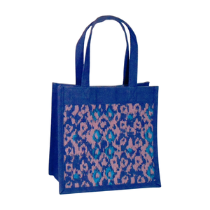 Custom Printed Logo Lunch Tote Bag Eco-friendly Reusable Jute 8.5x7x9 Inches Original <b>Promotion</b> for <b>Apparel</b> In-Stock Made - Product Image 1