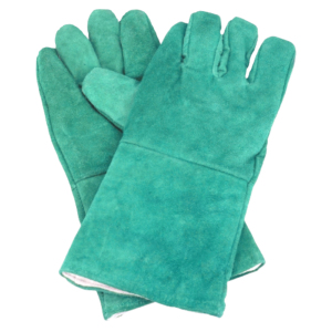 Guantes de soldadura de cuero dividido de piel de vaca de mejor rendimiento Protección DE TRABAJO Guantes de trabajo de cuero resistentes al calor y al fuego - Product Image 3