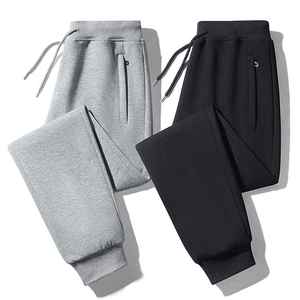Nouveau pantalon de jogging ample en coton respirant et lourd, coupe droite, streetwear, décontracté, uni, pantalon de survêtement pour homme - Product Image 5