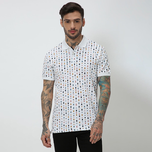 Lo último en alta calidad Turn Down Collar 100% algodón hombres polos logotipo personalizado Polo camisetas Golf camisas en blanco - Product Image 3