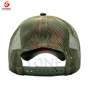 Chapeaux de camionneur sportifs avec logo personnalisé en gros avec tissu à motif personnalisé personnalisé - Product Image 4