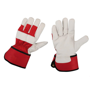 Gants de travail canadiens en cuir à sublimation en cuir pour hommes, très résistants, avec manchette de sécurité, prix de gros - Product Image 5