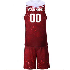 Uniforme de baloncesto para hombre, ropa deportiva de buena calidad para adultos, uniforme de baloncesto con estampado personalizado de último diseño - Product Image 6