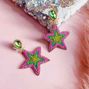 Pendientes bordados al por mayor para tiendas de moda - Product Image 1