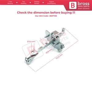 BDP726 Butée de porte avant pour Trafic MK2 Vivaro A PriMastar X83 4408993 - Product Image 5