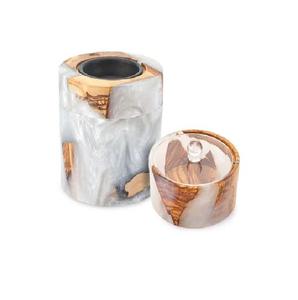 Quemador Bakhoor de resina y madera de nuevo diseño, quemador de incienso religioso hecho a mano a precio mayorista Mubakhir - Product Image 2