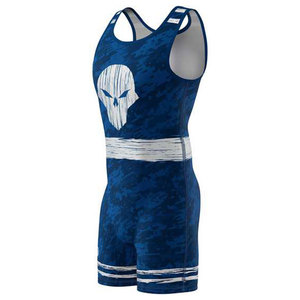 High Quality Custom Weightlifting <b>Singlets</b> <b>Men's</b> Gym Training Sublimation Wrestling <b>Singlets</b> - Product Image 3
