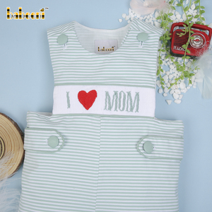 Pantalones Cortos de Lujo BB2984 para Bebés Niños, OEM ODM Personalizados, 'I Love Mom', Spandex/Algodón, Cierre de Botones, Diseño con Personajes - Product Image 3